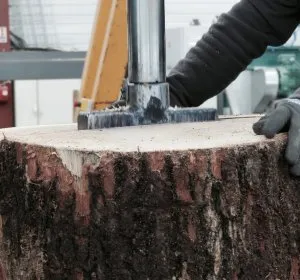 Illustration de Fendage des bois