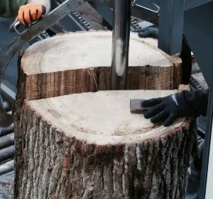 Illustration de Fendage des bois