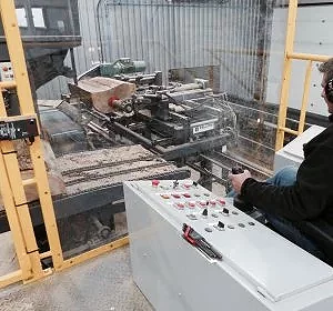 Poste de chariot à merrains